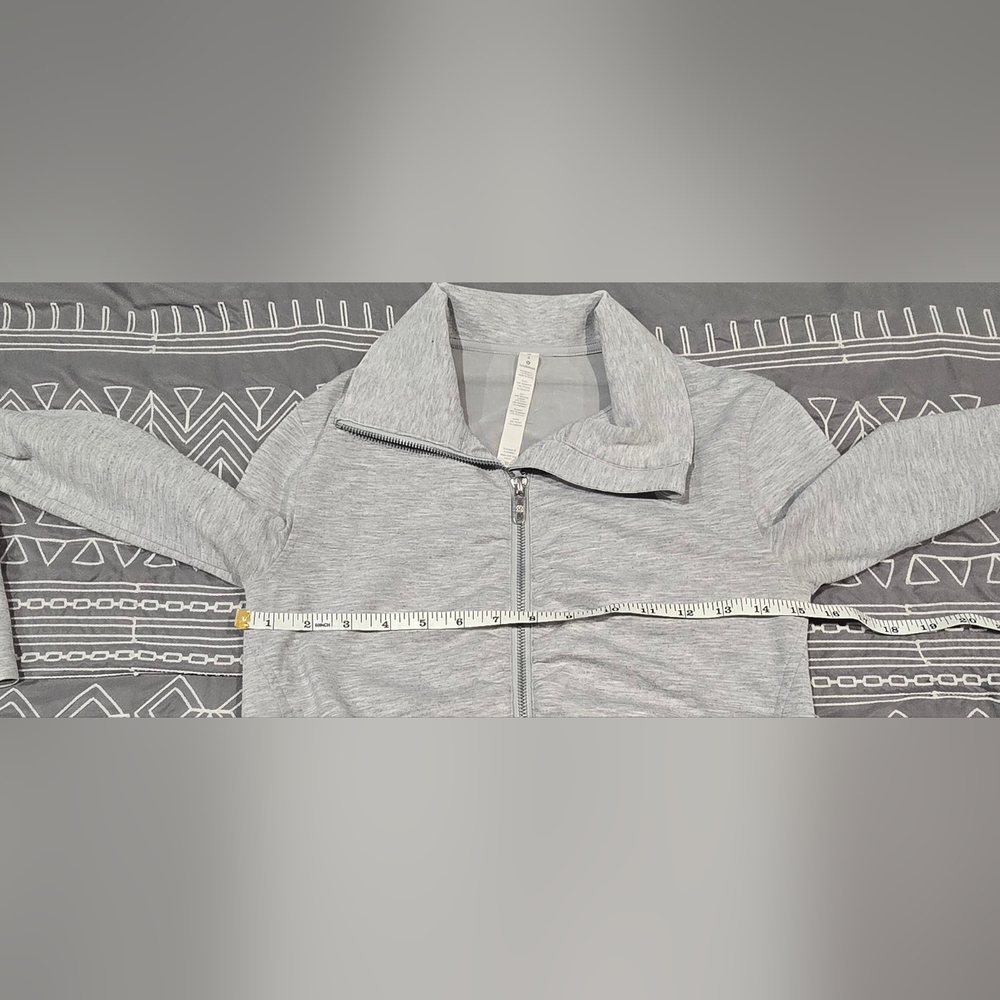 Lululemon Gather Up Jacket In Grey Size 4 - Picture 5 of 9